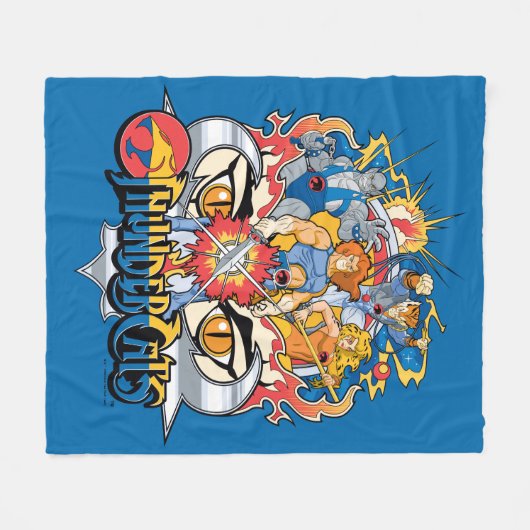 Couverture Polaire ThunderCats | Graphique du groupe Firey (Devant (Horizontal))