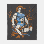 Couverture Polaire ThunderCats | Lion-O Graphique électrique (Devant)