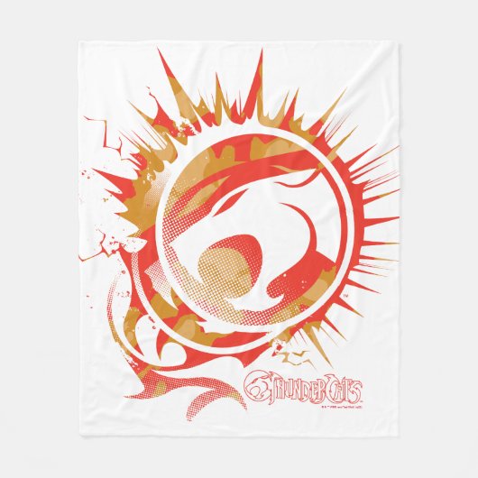 Couverture Polaire ThunderCats | Logo explosif (Devant)