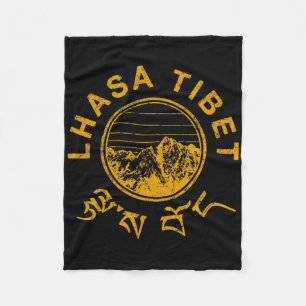 Couverture Polaire Tibet Lhasa Vintage Tibétain Escalade de Montagne 