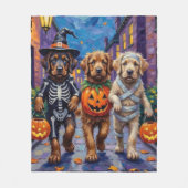 Couverture Polaire Tibetan Mastiff  Dogs In Halloween Costumes (Devant)