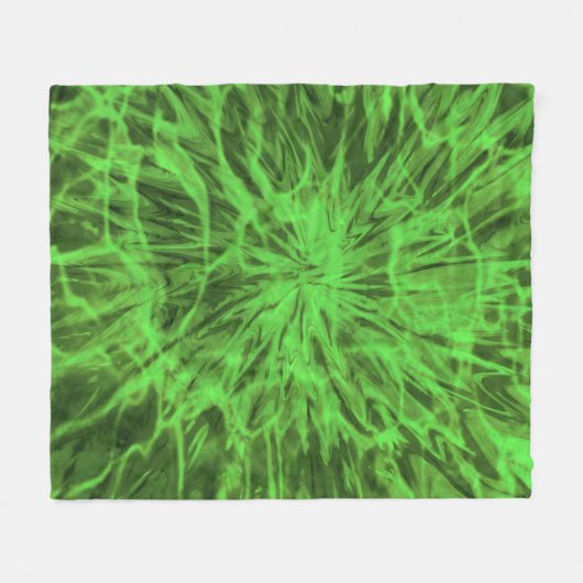 COUVERTURE POLAIRE TIE DYE GREEN (Devant (Horizontal))