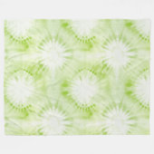 Couverture Polaire Tie-Dye Vert Citron Menthe (Devant (Horizontal))
