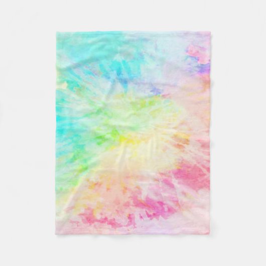 Couverture Polaire Tie teint arc-en-ciel (Devant)