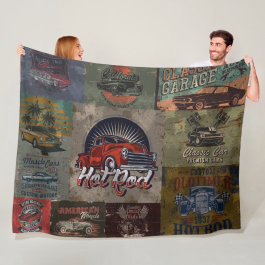 Couverture Polaire Tige Chaude Multi Couleurs (En situation)
