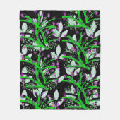 Couverture Polaire Tige et Fleurs (Devant)