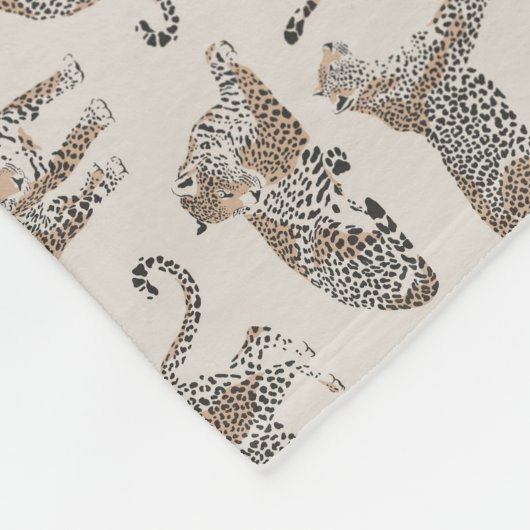 Couverture Polaire Tiger animal rose moderne (Coin)