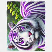 Couverture Polaire Tiger Art (Devant)
