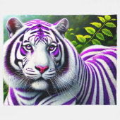 Couverture Polaire Tiger Art (Devant (Horizontal))