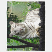 COUVERTURE POLAIRE TIGER BLANC (Devant)