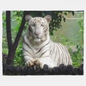 COUVERTURE POLAIRE TIGER BLANC (Devant (Horizontal))