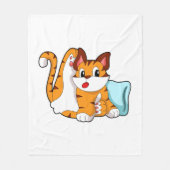 Couverture Polaire Tiger cat with Pillow (Devant)