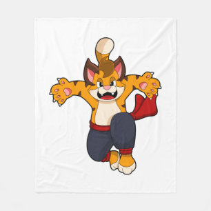 Couverture Polaire Tiger dans les arts martiaux Karate