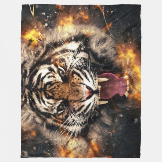 COUVERTURE POLAIRE TIGER D'INCENDIE (Devant)