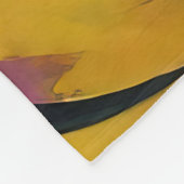 Couverture Polaire TIGER TANGO Whimsical Untamed Jungle Cat Peinture (Coin)