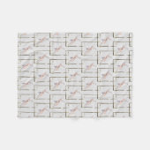 Couverture Polaire Tiger Tiger chinois Jour de l'an FleB2 (Devant (Horizontal))