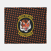 Couverture Polaire Tigers Tigers F-15E Motif de chasse (Devant (Horizontal))