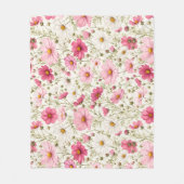 Couverture Polaire Tiges de fleurs de cosmos aérées (Devant)