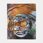 Couverture Polaire Tigre  (Devant)