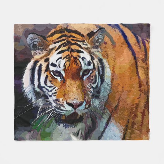 Couverture Polaire Tigre  (Devant (Horizontal))