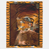Couverture Polaire Tigre (Devant)