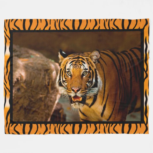 Couverture Polaire Tigre (Devant (Horizontal))