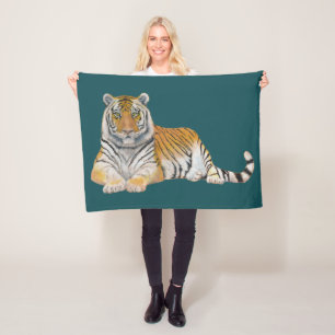 Couverture Polaire Tigre