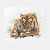 Couverture Polaire Tigre (Devant (Horizontal))