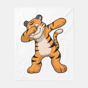 Couverture Polaire Tigre à Hip hop Dance Dab