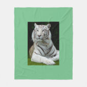 Couverture Polaire Tigre blanc (Devant)