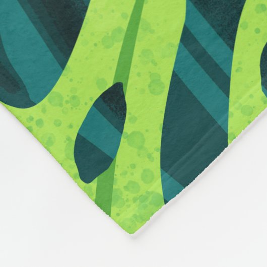 Couverture Polaire Tigre de jungle (Coin)