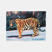 Couverture Polaire Tigre de Sibérie (Devant (Horizontal))