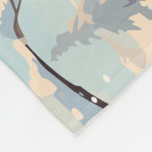 Couverture Polaire Tigre de Sibérie en Bois (Coin)