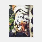 Couverture Polaire Tigre d'escalier (Devant)