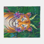 Couverture Polaire Tigre d'Imaginaire (Devant (Horizontal))