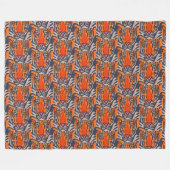 Couverture Polaire Tigre - Plaid en Laine (Devant (Horizontal))