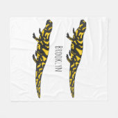 Couverture Polaire Tigre salamandre (Devant (Horizontal))