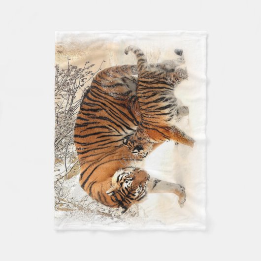 Couverture Polaire Tigres 2A (Devant)