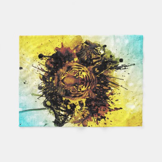 Couverture Polaire Tigres 3A (Devant (Horizontal))