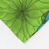 Couverture Polaire Tigres dans l'étang rose lotus (Coin)