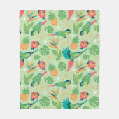 Couverture Polaire Tiki Parrot Blanket (Devant)