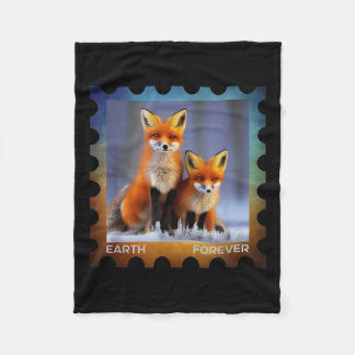 Couverture Polaire Timbre de protection de l'environnement pour toujo