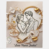 Couverture Polaire "Timeless Love Treasure" (Devant)