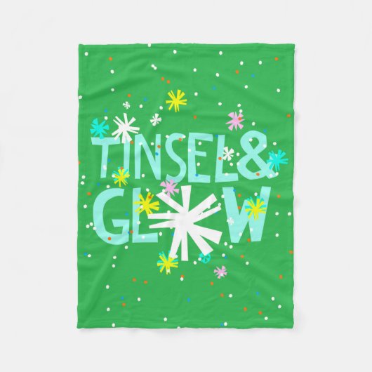 Couverture Polaire Tinsel & Glow (Devant)