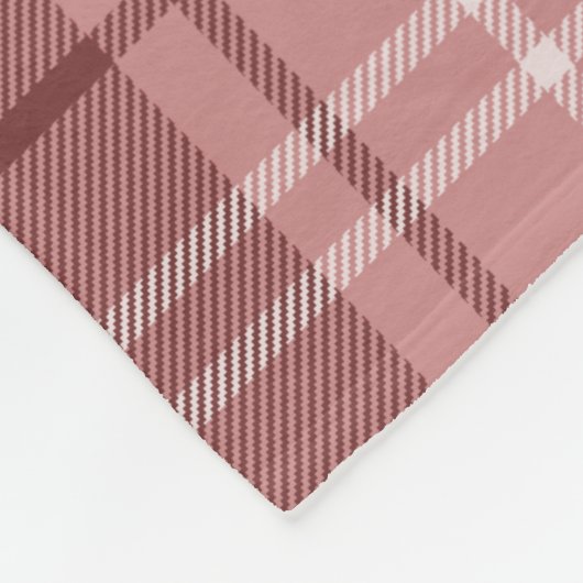 Couverture Polaire Tintes De Plat Rose (Coin)