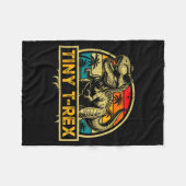 Couverture Polaire Tiny T-rex T Rex Dinosaur Tiny T-rex Family Matchi (Devant (Horizontal))