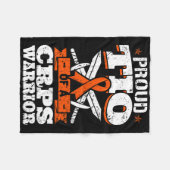 Couverture Polaire Tio Fière D'Un Guerrier De Crps Rsd Sensibilisatio (Devant (Horizontal))