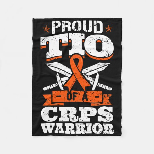 Couverture Polaire Tio Fière D'Un Guerrier De Crps Rsd Sensibilisatio (Devant)