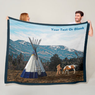 Couverture Polaire Tipi - Camp d'hiver