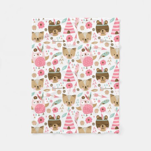 Couverture Polaire Tipi Teddy (Devant)